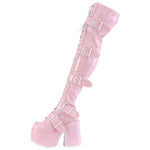 DemoniaCult CAMEL 305 Pink Boots | Angel Clothing