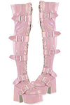 DemoniaCult CAMEL 305 Pink Boots | Angel Clothing