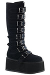 DemoniaCult DAMNED 318 Boots Velvet | Angel Clothing