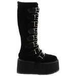 DemoniaCult DAMNED 318 Boots Velvet | Angel Clothing