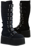 DemoniaCult DAMNED 318 Boots Velvet | Angel Clothing