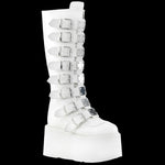 DemoniaCult DAMNED-318 Boots White | Angel Clothing