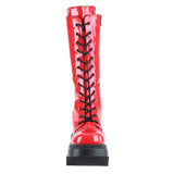 DemoniaCult SHAKER 72 Red Boots | Angel Clothing