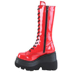 DemoniaCult SHAKER 72 Red Boots | Angel Clothing