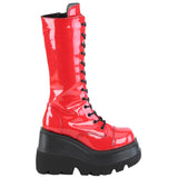 DemoniaCult SHAKER 72 Red Boots | Angel Clothing