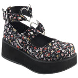 DemoniaCult SPRITE-02 Shoes Floral | Angel Clothing