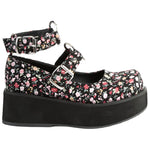 DemoniaCult SPRITE-02 Shoes Floral | Angel Clothing