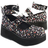 DemoniaCult SPRITE-02 Shoes Floral | Angel Clothing