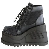 DemoniaCult STOMP-18 Shoes Black | Angel Clothing