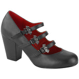 DemoniaCult VIVIKA 38 Black Shoes | Angel Clothing