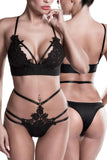Grey Velvet Erotic Lingerie Set | Angel Clothing