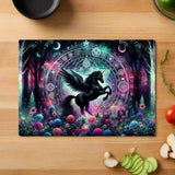 Mystic Unicorn Glass Chopping Board | Angel Clothing