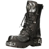 New Rock Flame Boots, Demon Skull M.107-S2 | Angel Clothing