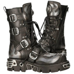 New Rock Flame Boots, Demon Skull M.107-S2 | Angel Clothing