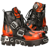 New Rock Red Flame Boots, M.288-S1 | Angel Clothing