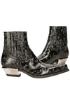 New Rock Black Cowboy Boots M.7953 | Angel Clothing