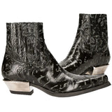 New Rock Black Cowboy Boots M.7953 | Angel Clothing