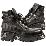 New Rock Metallic Boots M.924-S1 (UK3, 9) | Angel Clothing