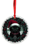 Oakhart Santa Cat Christmas Ornament | Angel Clothing