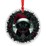 Oakhart Santa Cat Christmas Ornament | Angel Clothing