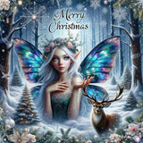 Oakhart Fairy Christmas Card | Angel Clothing