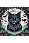 Oakhart Batty Cat Christmas Card | Angel Clothing