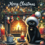 Oakhart Purr-fectly Wonderful Christmas Card | Angel Clothing