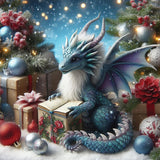 Oakhart Magical Dragon Christmas Card | Angel Clothing