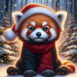 Oakhart Red Panda Santa Christmas Card | Angel Clothing