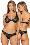 Obsessive Luvae Bra and Thong Set | Angel Clothing