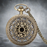 Steampunk Pocket Watch with Filigree Web Design | Angel Clothing