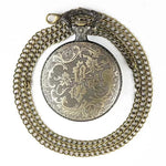 Steampunk Pocket Watch with Filigree Web Design | Angel Clothing