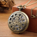 Steampunk Pocket Watch with Gears and Clock Face Design | Angel Clothing