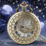 Steampunk Pocket Watch with Astrolabe Zodiac Design | Angel Clothing