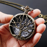 Steampunk Pocket Watch with Tree of Life Design | Angel Clothing