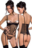 Passion Lovelia Corset Black | Angel Clothing