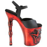 Pleaser Rapture 809-LT Red Shoes | Angel Clothing