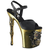 Pleaser Rapture 809-LT Brass Shoes | Angel Clothing