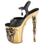 Pleaser Rapture 809-LT Brass Shoes | Angel Clothing