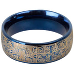 Echt etNox Blue Graffiti Ring | Angel Clothing