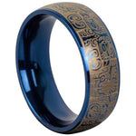 Echt etNox Blue Graffiti Ring | Angel Clothing