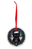 Oakhart Santa Cat Christmas Ornament 2 | Angel Clothing