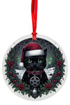 Oakhart Santa Cat Christmas Ornament 2 | Angel Clothing