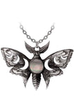 Alchemy Gothic Lunar Moth Necklace | Angel Clothing