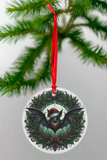 Oakhart Bat Wreath Christmas Ornament | Angel Clothing