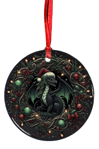 Oakhart Santa Dragon Christmas Ornament | Angel Clothing