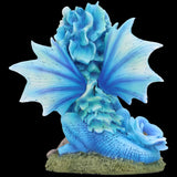 Blue Poppy Flower Dragon Figurine | Angel Clothing