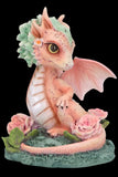 Carnation Flower Dragon Figurine | Angel Clothing