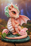 Carnation Flower Dragon Figurine | Angel Clothing
