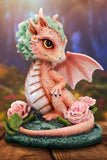 Carnation Flower Dragon Figurine | Angel Clothing